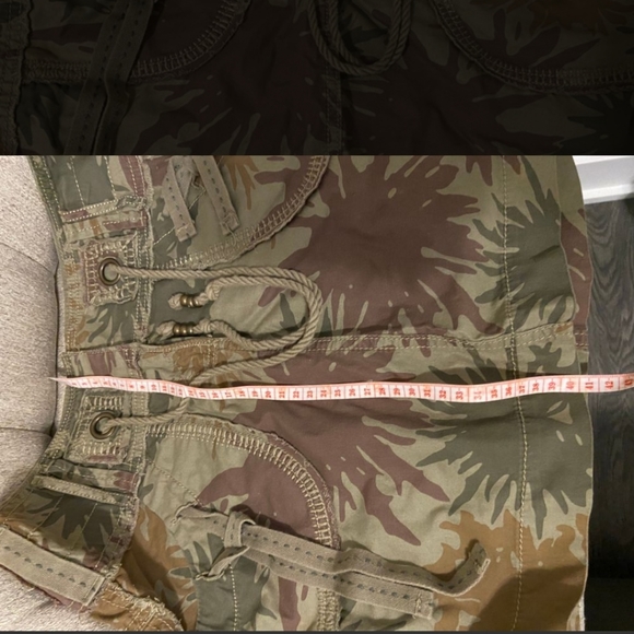 Next Boho style military floral print mini shirt - Picture 7 of 7